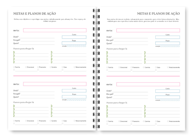 Planner Diário 2024 (6 Meses)