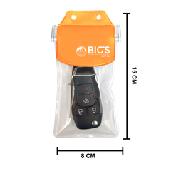 Imagem do Kit 2x Bag à prova d'água para chaves automotivas e pequenos objetos.