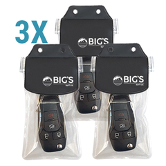 Kit 3x Bag à prova d'água para chaves automotivas e pequenos objetos.