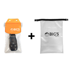 Kit Bag à prova d'água para chaves + Bag Wetsuit (Laranja)