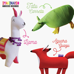 BICHO CANASTO - Tapir - Llama - Yaguareté - Oso hormiguero - Flamenco Austral - comprar online