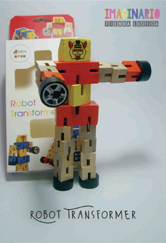 ROBOT TRANSFORMER ARTICULADO CON RUEDAS