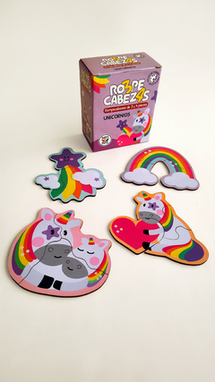 ROMPECABEZAS de madera x 4 de 3 y 4 piezas. Frutas - Dinos - Unicornios - Imaginario Tienda Lúdica 