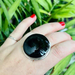 Anillo de obsidiana Huichol - comprar online