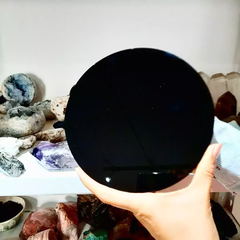 Imagen de Espejo de Obsidiana de 12 cm