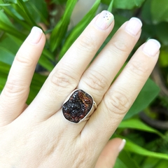 Anillo de agata fuego - comprar online