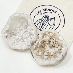 Geoda de Agata cristalizada (A) - Ser Mineral