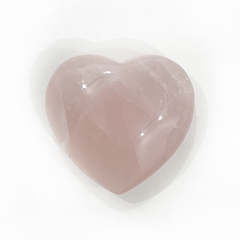 Corazon de cuarzo rosa premium (B) - Ser Mineral