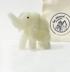 Elefante de onix blanco - tienda online