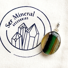 Dije dluorita arcoiris - Ser Mineral