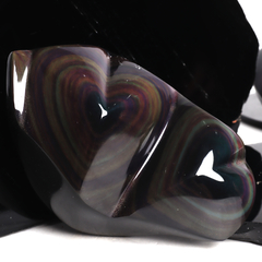 Corazones de obsidiana arco iris - comprar online