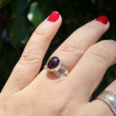 Anillo ECO granate - tienda online