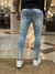 Calça Super Skinny Com Avol Lateral e Rasgos - loja online