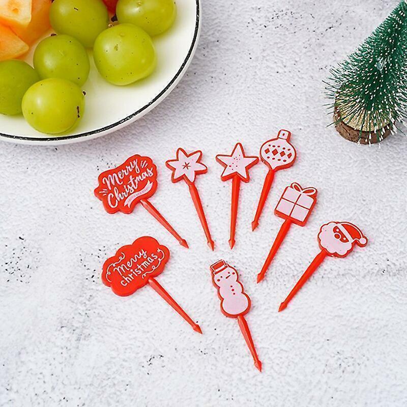 Palillos Navidad rojos Santa Claus Xmas Christmas