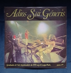 LP SUI GENERIS - ADIÓS SUI GENERIS PARTE 1 - comprar online