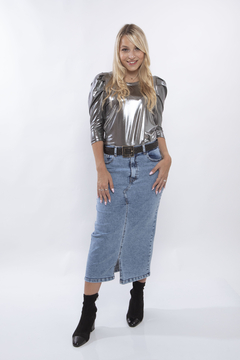 SHARI PLATEADA REMERA Comprar en Orlibbi