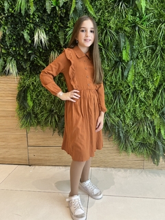 nena vestido suri terracota - Orlibbi