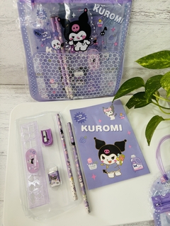 SET ESCOLAR CON ESTUCHE SANRIO