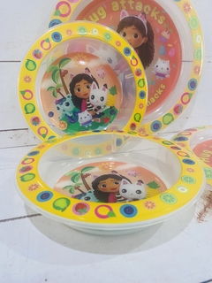 BOWL PLASTICO CEREALERO GABBY DOLLHOUSE - comprar online