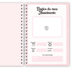 Caderneta de Saúde Minimalista Rosa Menina na internet