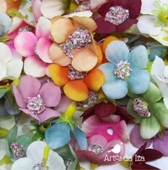 Flor de Seda 2,5cm - 10 unidades - comprar online