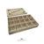 Caixa de bombom retangular chocolate 34 x 21 x 5 em mdf c/ tampa sapato - comprar online