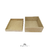 Caixa quadrada 12 x 12 x 5 em mdf c/ tampa sapato - comprar online