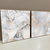 Conjunto com 2 quadros decorativos caixa abstrato mármore 57 x 66 - comprar online