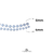 Cordão pérola branco (metro) na internet