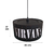 Luminária lustre redondo Nirvana mdf 35cm - Fazendo Arte - Artesanato e Quadros
