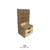 Organizador de mesa c/ 2 gavetas 20,5 x 18 x 43 em mdf de 3mm