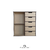 Organizador de mesa grande c/ 5 gavetas 56 x 15 x 60 em mdf de 6mm - comprar online