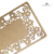 Placa retangular trabalhada arabesco 18 x 37 em mdf de 3mm - comprar online