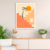 Quadro minimalista paisagem colorida - comprar online