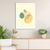 Quadro orgânico ramos de flor amarelo pastel - comprar online