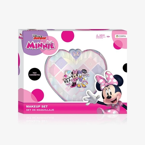 Corazón facetado con maquillaje - Minnie