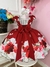 Vestido Infantil Jardim Encantado Marsala Borboletas - comprar online