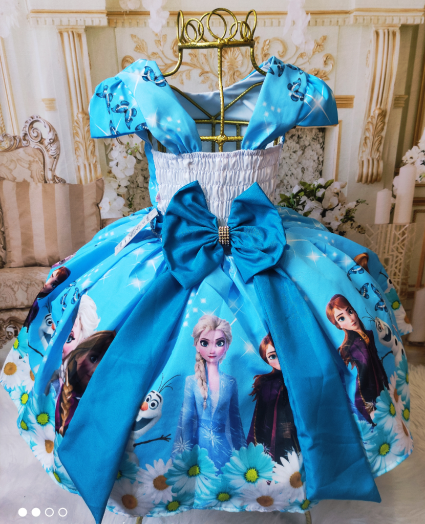 Vestido Temático Frozen