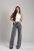 Calça Wide Leg jeans Preta Zurique - loja online