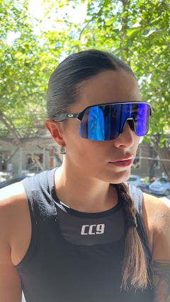 Gafas Oakley Sutro Lite Marco Negro Espejado Azul - comprar online