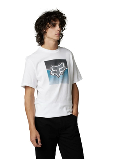 Remera Fox BAYL SS PREM TEE BLANCA ( ULTIMA L ) - MendoBike