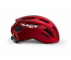 Casco Met Vinci Mips Rojo Metalizado - comprar online