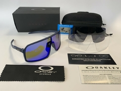 Gafas Oakley Sutro marco negro espejado azul