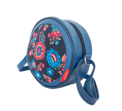 Bandolera Bugui Peonias azul - comprar online