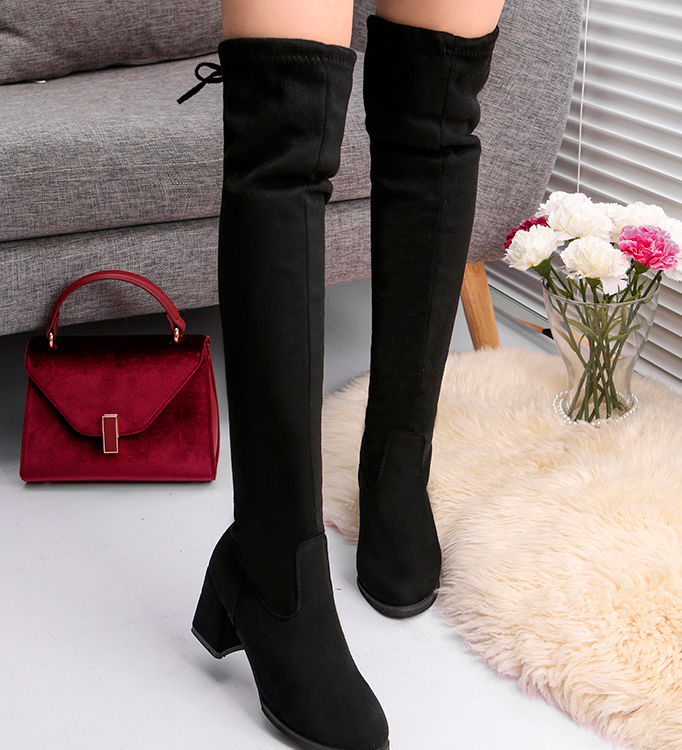 Bota de cheap salto plataforma