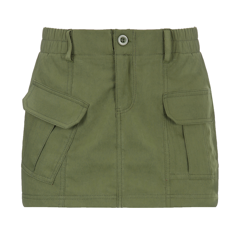 Saia sales verde musgo