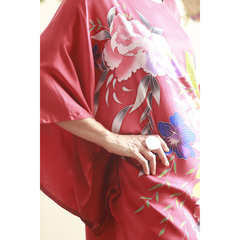 Kaftan de seda com batik - comprar online