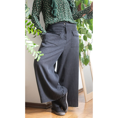 Pantalona risca de giz Amissima - loja online