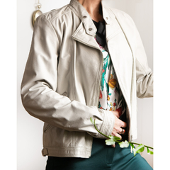 Jaqueta perfecto cru de couro - comprar online