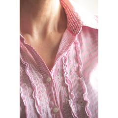 Camisa rosa Tommy Hilfiger - Brechó Pano Bonito